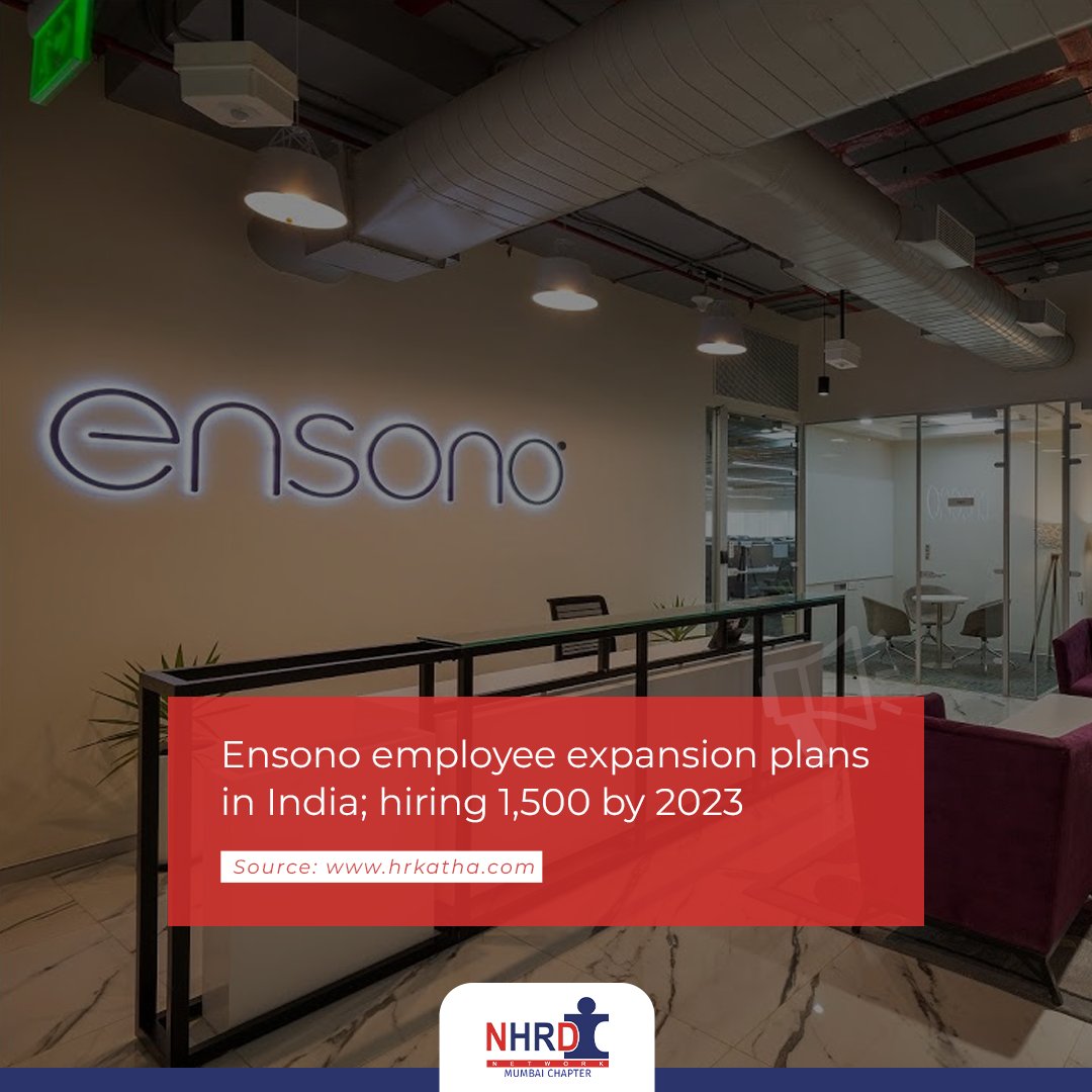 Ensono strategically expands its workforce in India, with a substantial employee base and the country serving as one of its primary delivery centres.

Visit the link to read more👇🏻

cutt.ly/0wyUb8mI

#NHRDN #HR #HRnews #News #LatestNews #Ensono #EmployeeExpansion #India