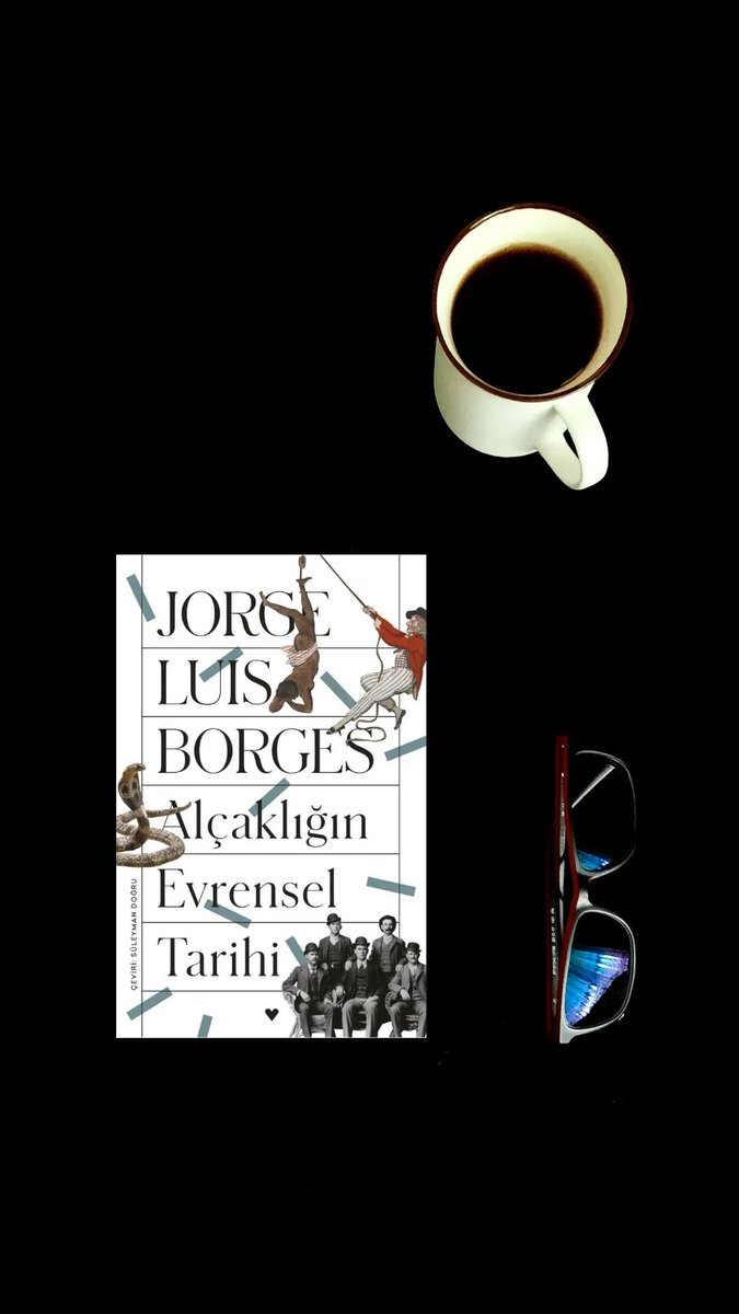 'yaşarken kibrinden geçilmeyen insanoğlu, ölünce sinekleri toplamaktan başka bir işe yaramıyor.'

#jorgeluisborges 'alçaklığın evrensel tarihi' 📚 🪺🐉