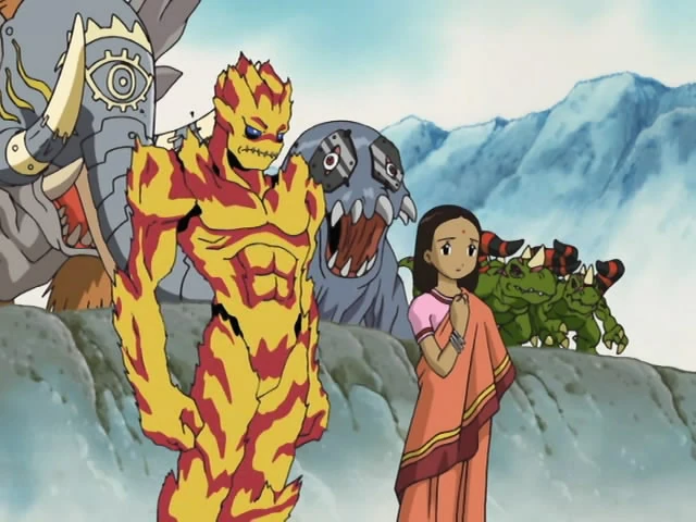 Is that Mina and Meramon??
#Digimon