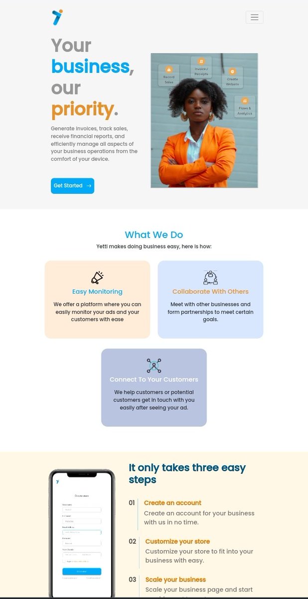 Scale your business with <a href="/Yettihq/">YETTI</a> 😉