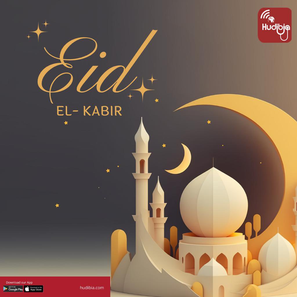 Hudibiaapp's tweet photo. Happy Eid El-KABIR 

#hudibia #TalkToADoctor #SpeakWithADoctor #NigerianDoctors #Telemedicine #healthyliving https://t.co/uobg8QzcNJ