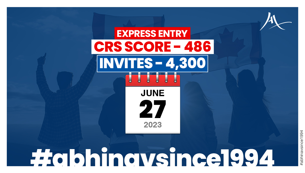 abhinavimmi's tweet photo. For more info call us at +91-8595338595
#expressentrydraw #expressentrycanada #canadaexpressentry #permanentresidence #permanentresidency #federalskilledworker #federalskilledworkerprogram #canadianexperienceclass #federalskilledtrades #provincialnomineeprogram #abhinavsince1994 https://t.co/wWgxQRWE5s