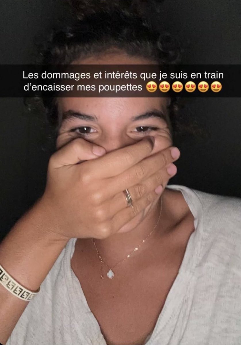 Meme si on sait que c’est une mythomane internationale, encore une fois elle dit pas
“mes poupettes on m’a rendu justice” “on m’a blanchi” 
non c’est toujours l’argent 
“mes poupettes les dommages et intérêts que je suis en train d’encaisser” 
Jamais vu un🐀 pareil #poupettekenza