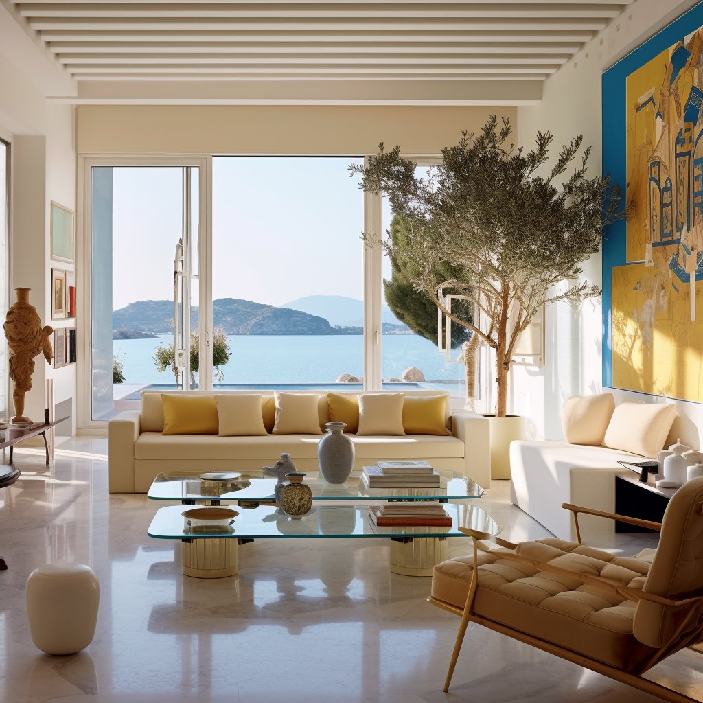 Bonjour Twitter ! 

Des airs de #méditerranée aujourd'hui avec le #design  qu'on a créé avec #midjourney ! 

On irait bien en vacances là bas nous ! 🍹☀️