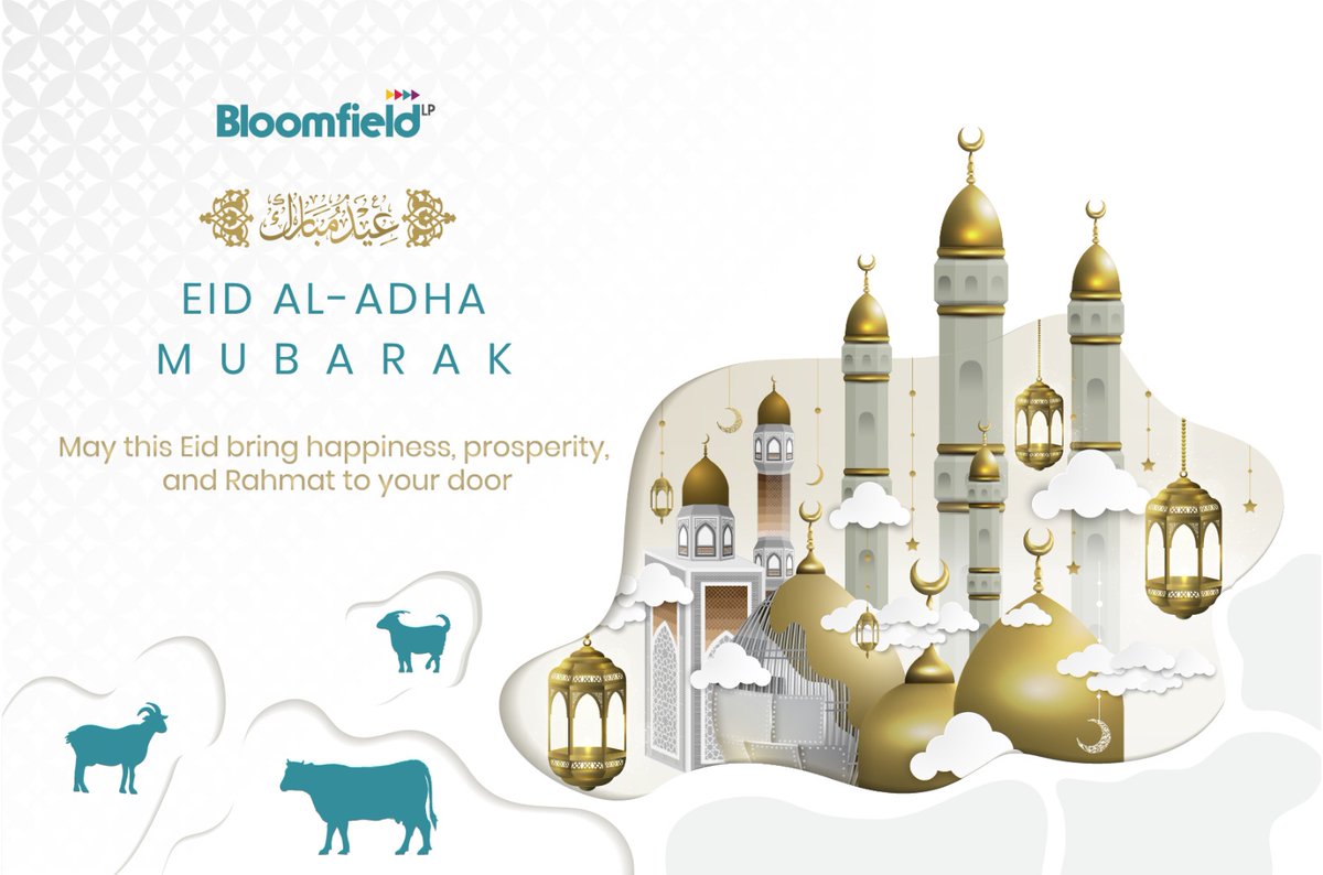 Bloomfield_LP's tweet photo. May Allah fill our life with happiness, our hearts with love, our souls with spirituality and our minds with insight. We wish our Muslim faithfuls, a wonderful Eid Al-Adha Mubarak. #EidMubarak https://t.co/W15LBI03H5