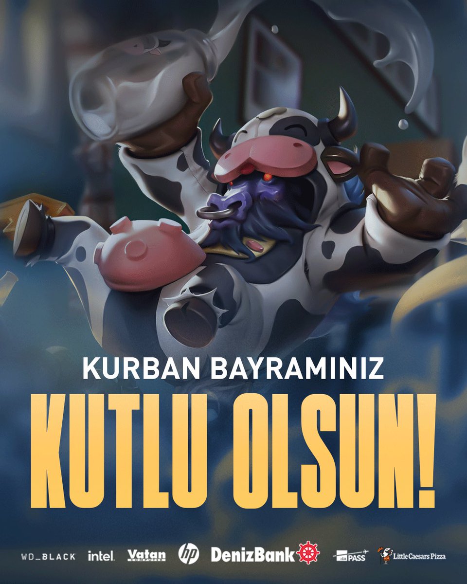 🇹🇷 Sevdiklerinizle huzurlu ve mutlu nice bayramlar geçirmeniz dileğiyle, Kurban Bayramınız kutlu olsun!