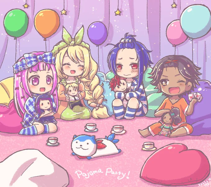 FEエンゲージの弟王子と妹王女でパジャマパーティして～!!っていう夢。