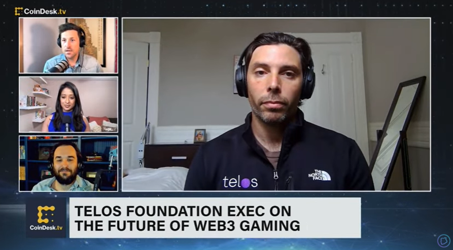 Again, @CoinDesk features the Head of the BizDev in  @HelloTelos Foundation @DegenIsleHopper. How would #Telos help the Game Launch project of @GameStop @GameStopNFT called 'PlayR'.

watch it here: youtu.be/3fog9uqzg6k