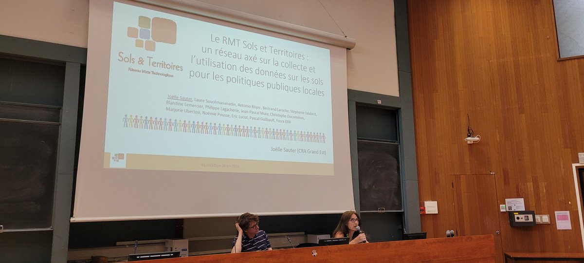 Joelle Sauter <a href="/CRAGE_IRD/">CRAGE_IRD</a> présente les travaux <a href="/rmt_sols/">RMT Sols et Territoires</a> #JES2023