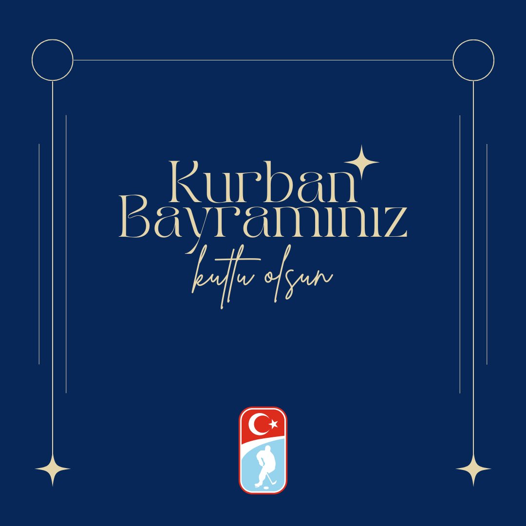 Göz bebeğimiz sporcularımız ve sporumuza gönül veren, değer katan buz hokeyi camiası başta olmak üzere bütün İslam aleminin bayramını tebrik ederiz.

#KurbanBayramı'mız mübarek olsun. 🏒🇹🇷