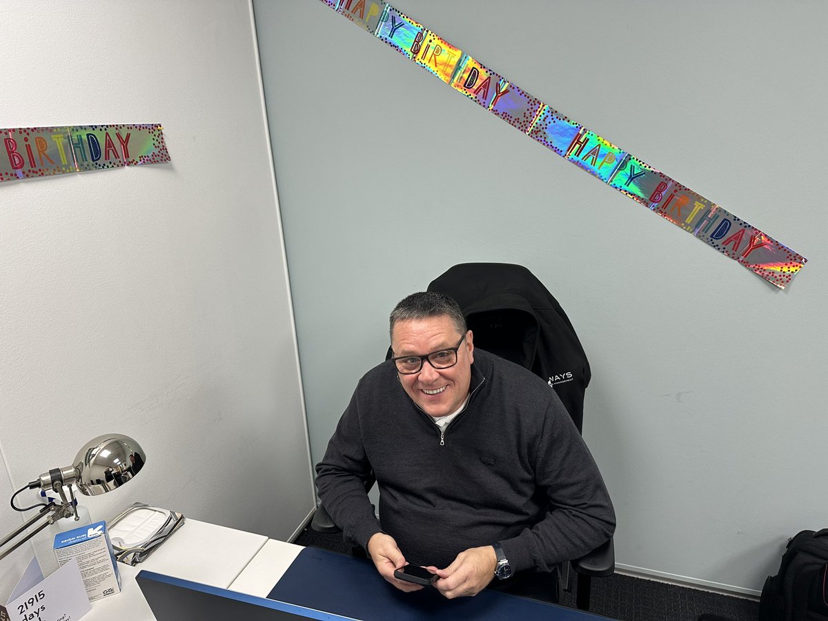 Happy Birthday to our MD Neil <a href="/neils1963/">Neil Smyth</a>. It’s a big one today. Have a great day from the whole team!