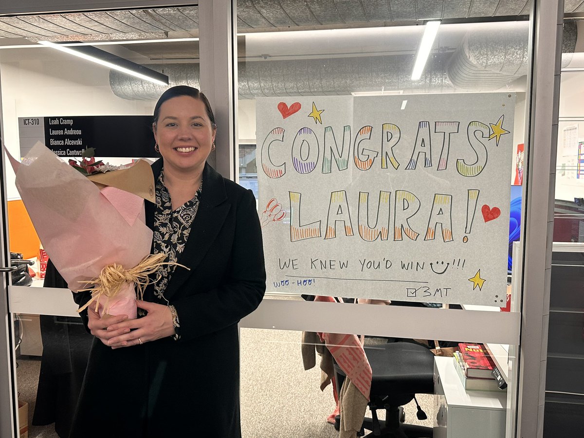 Congratulations to our PhD superstar <a href="/LauraFeighan_/">Laura Feighan</a> on winning the 3 Minute Thesis round for  <a href="/UONHealthScien1/">@UON_HealthSciences</a> 
We are all so proud of your performance today. 
Next stop, the University final. 👩🏻‍🎓🗣️👏🏻