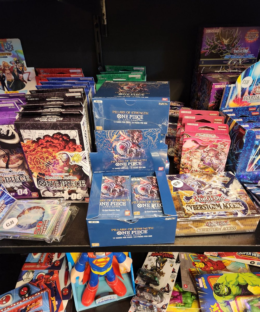 ArlyToys's tweet photo. One Piece Pillars of Strength Boosterbox, releasedatum 30 juni 2023. Nu beschikbaar als preorder bij ArlyToys Lelystad - #onepiece #onepiecetcg #TradingCardGame #lelystad #bataviastad 

https://t.co/cbGyOoZ1vR https://t.co/SVhlz4eNJJ