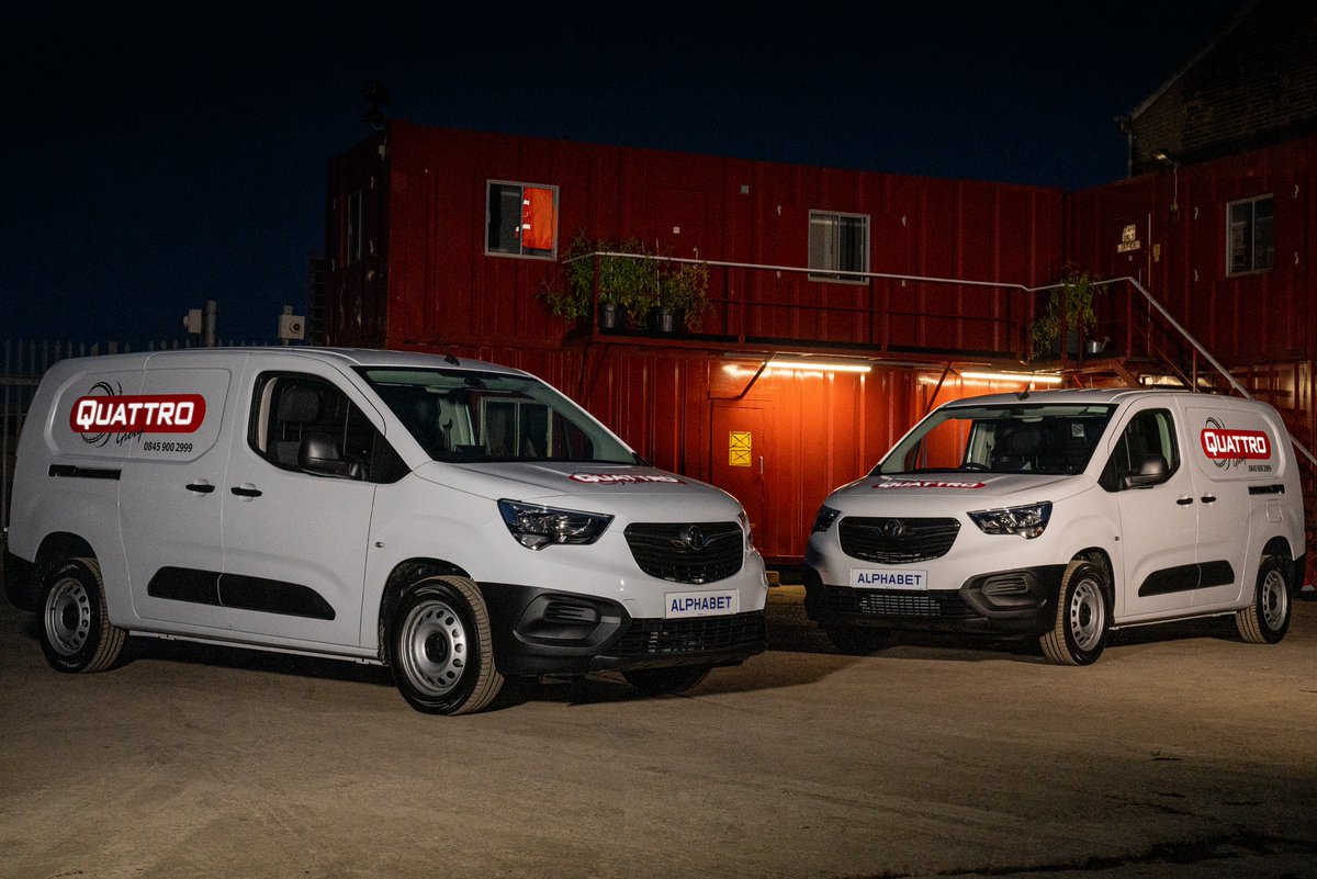 Quattro Vans Go Hi-Vis.

Demonstrating the importance of safety onsite, @Quattro_Plant chose to upgrade their branding to a fully reflective concept.

quattroplant.co.uk/news/quattro-v…

@alphabetint 

#FleetSafety #Automotive #VehicleBranding