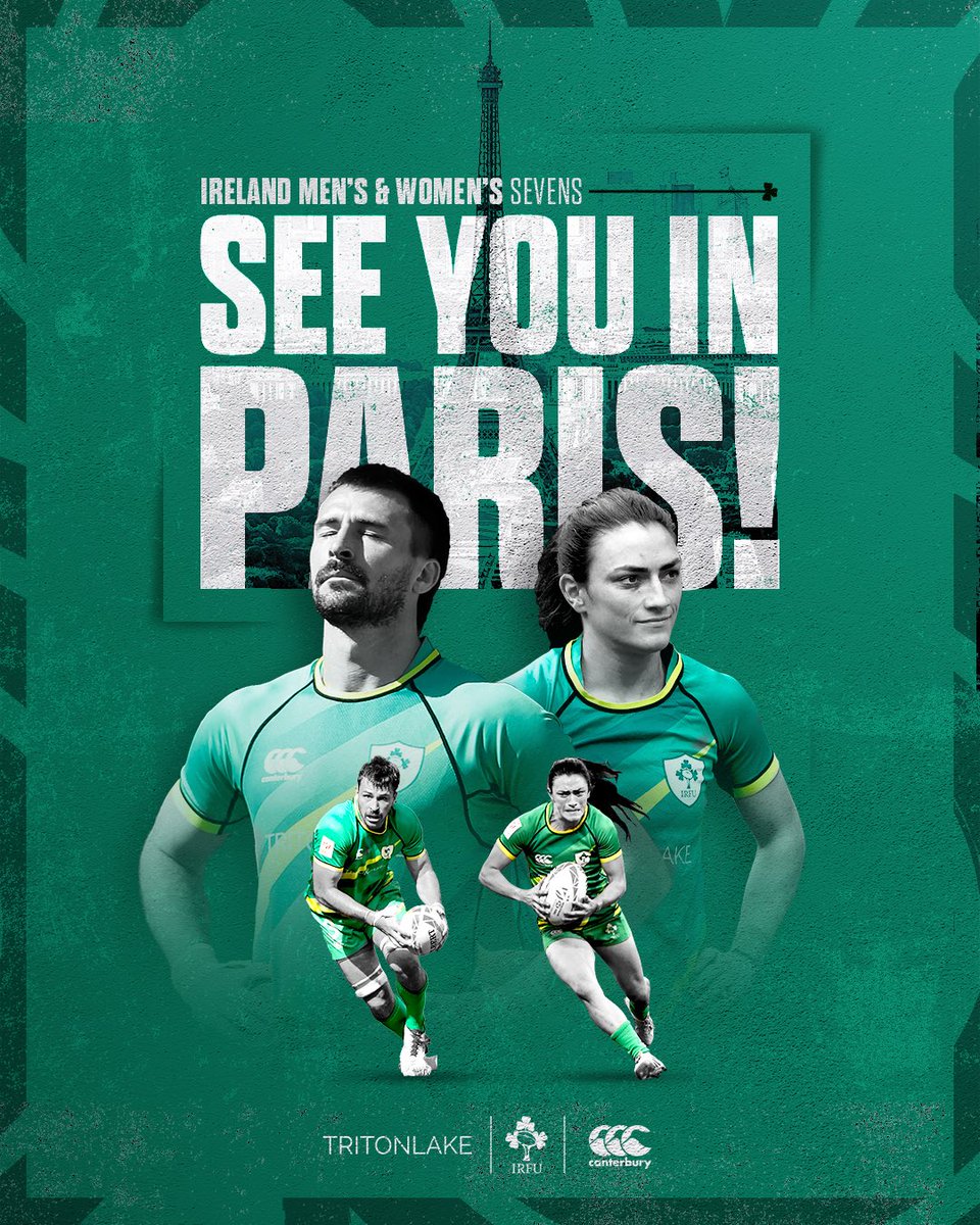 History 𝘄𝗶𝗹𝗹 be made in Paris! 🇫🇷

#Ireland7s | @TritonLake