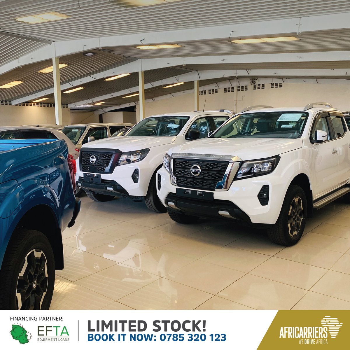 Dont miss out on the chance to own a Nissan Navara - limited stock available now!  

#simbasc #AfricarriersLimited #Tanzania #MyCompanion #Wedrivetocarryafricaforward #Africa #Quality #Reliability #FuelEfficiency #Affordability