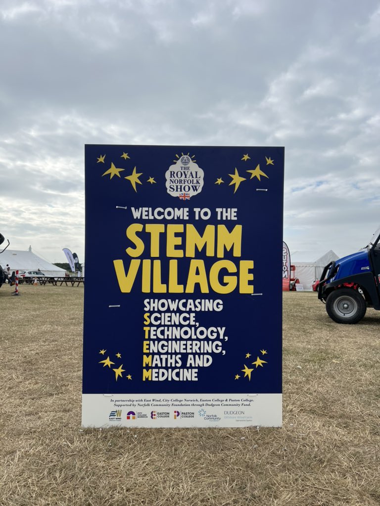 We’re all ready to go! Come say hello 👋🏻 #STEMMVillage #RoyalNorfolkShow @norfolkshow