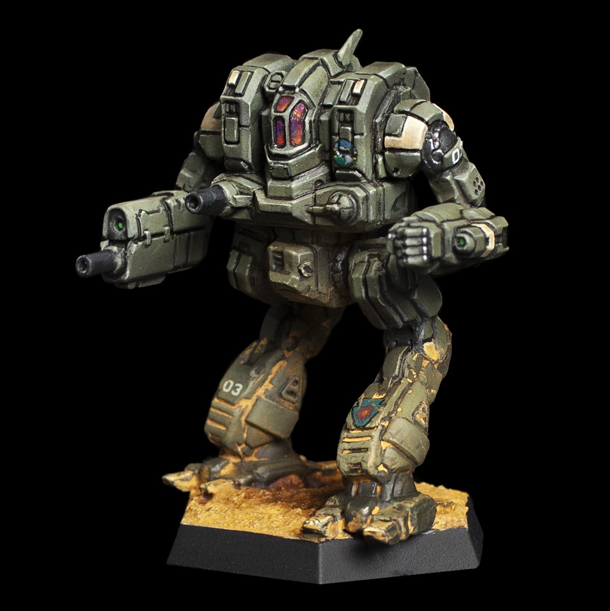 The march of the white horses continues. Cataphract CTF-3D in sheme 1st St. Ives Lancers/ St. Ives Armored Cavalry
#battletech #mechwarrior