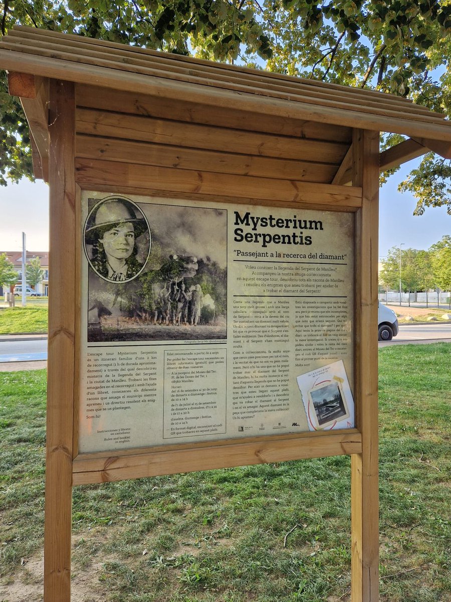 Manlleu ha estrenat “#MysteriumSerpentis”, el nou #escapetour dedicat a la llegenda del #SerpentdeManlleu. Un recorregut pel patrimoni natural i cultural de la nostra ciutat.

Una aventura totalment gratuïta on proposa 7 parades en punts claus de la ciutat. Ja has participat? 🐍