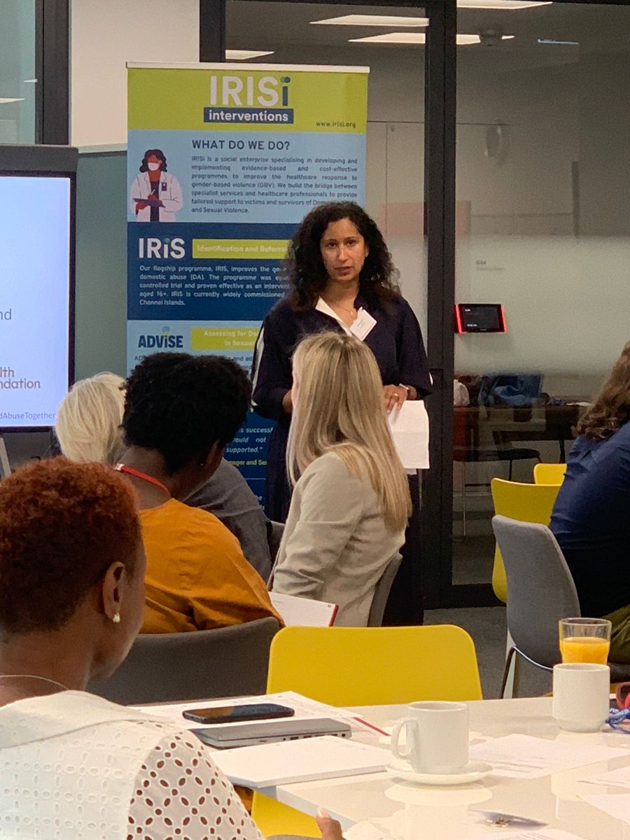 Medina Johnson, CEO at IRISi, and Farah Nazeer, Chief Executive at @womensaid, opened the event and discussed the NHS challenges in supporting domestic abuse survivors.