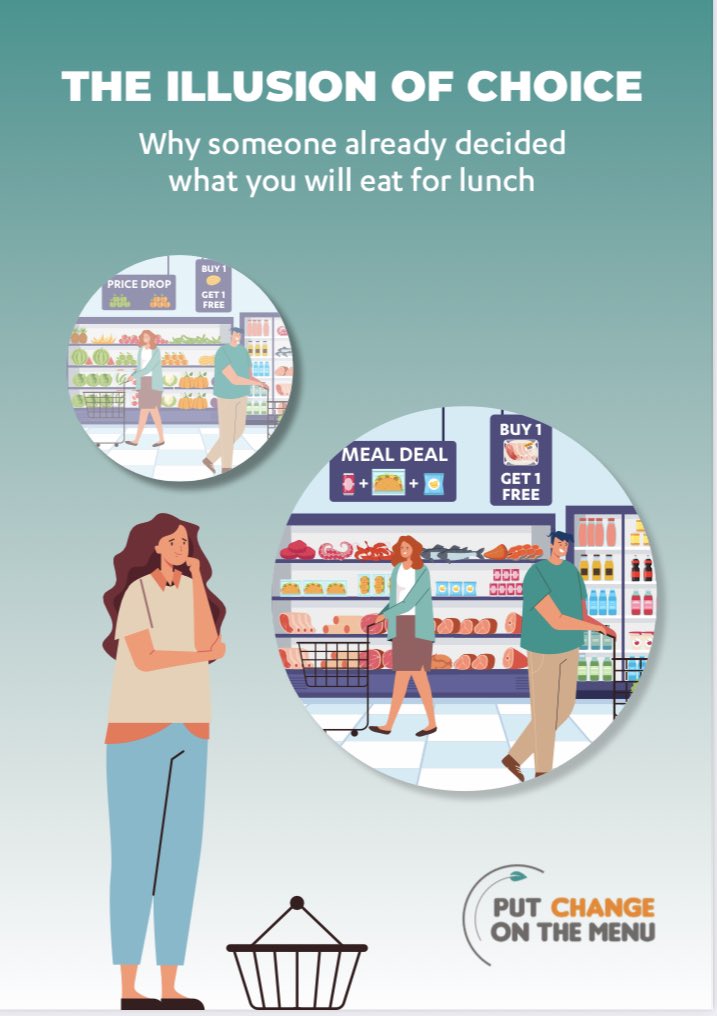 📢New report! 📢

#Foodenvironments for mortals! Explanations and examples of how our food choices are deeply loaded!! 🥦🍪

From the best of each approach: @EPHA_EU, @beuc and @Act4AnimalsEU 

Here 👉 epha.org/wp-content/upl…

#PutChangeOnTheMenu