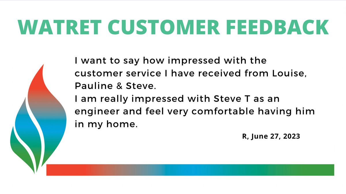 WatretCo's tweet photo. Well done to our team for looking after our residents so well!

It's lovely they call in to let us know how happy they are😄

A special shout-out to Steve as well - this is what we are about at Watret! 

#customerfeedback #residentreaction #socialhousing #approval #engineering... https://t.co/4YEC19B9PM