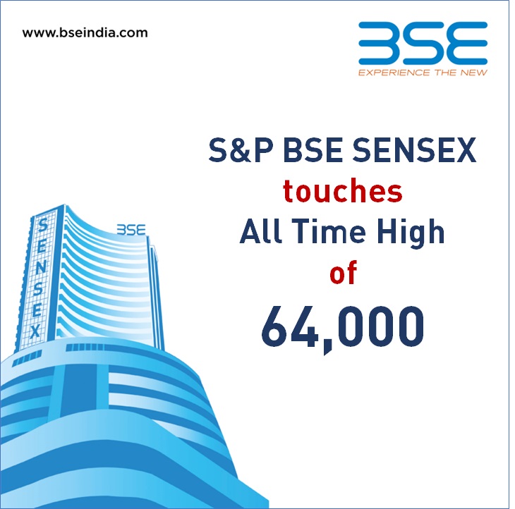 BSE India on Twitter: "S&P BSE Sensex touches All Time High #Sensex # ...