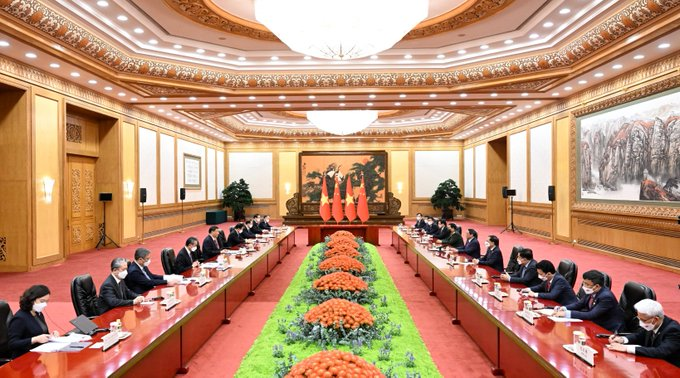 animals_h's tweet photo. The two sides should stay committed to putting people first, and firmly support each other in pursuing socialist paths that suit their own national conditions and modernization paths with their own characteristics. https://t.co/buTfFF6YxW
