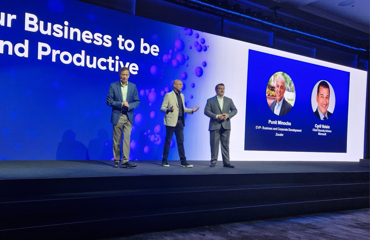 The morning was full of amazing keynotes, including Zscaler CEO Jay Chaudhry discussing the latest innovations helping enterprises transform their networks and security, followed by a CXO chat and Zscaler's latest developments in AI/ML-driven risk mitigation. #ZenithLive2023