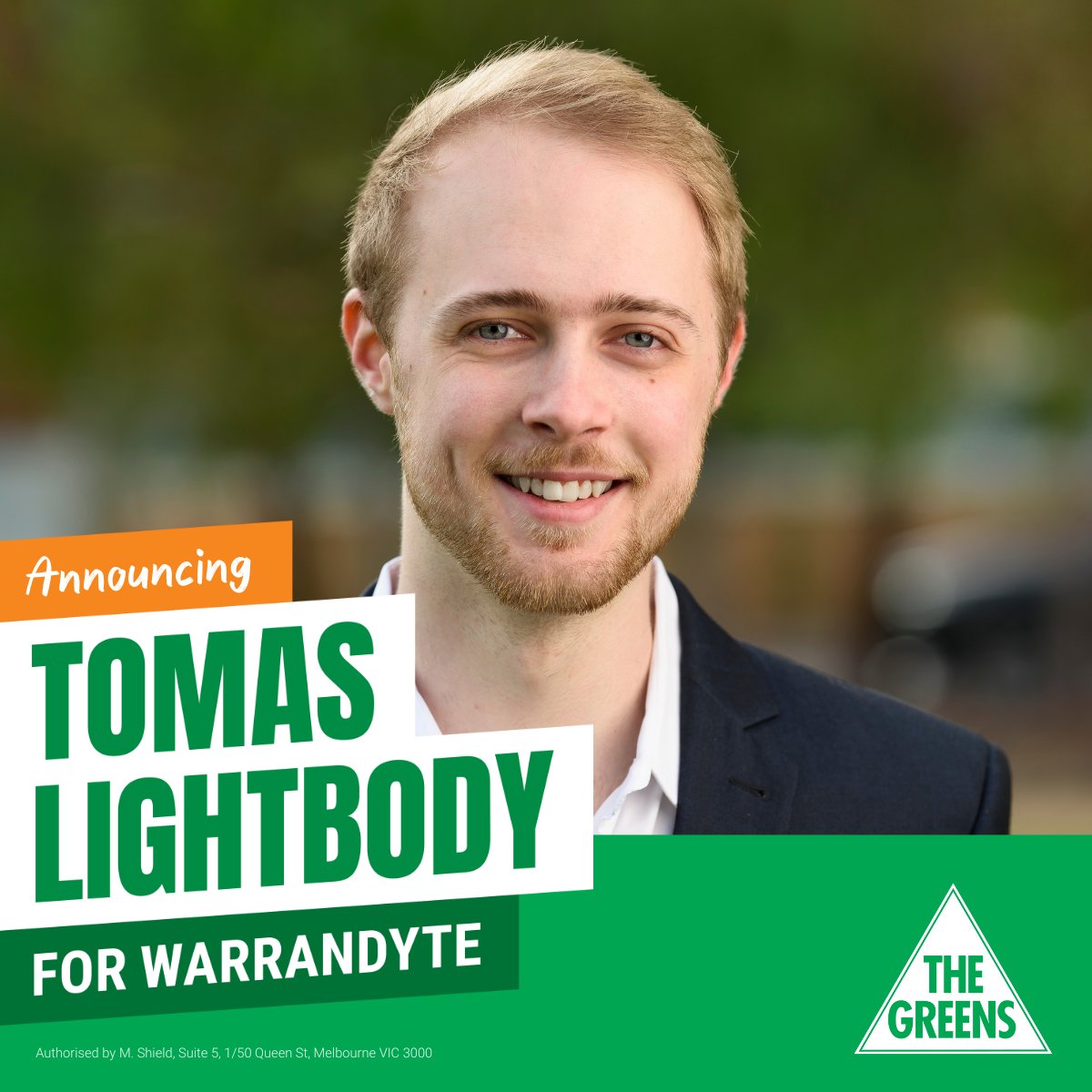 Meet Tomas Lightbody, your Greens candidate for Warrandyte!

'Growing up in Donvale, I deeply appreciate our unique communities and precious environments. We'ver been taken for granted by the major parties for too long, and it’s time for change.' 

greens.org.au/tomasforwarran…