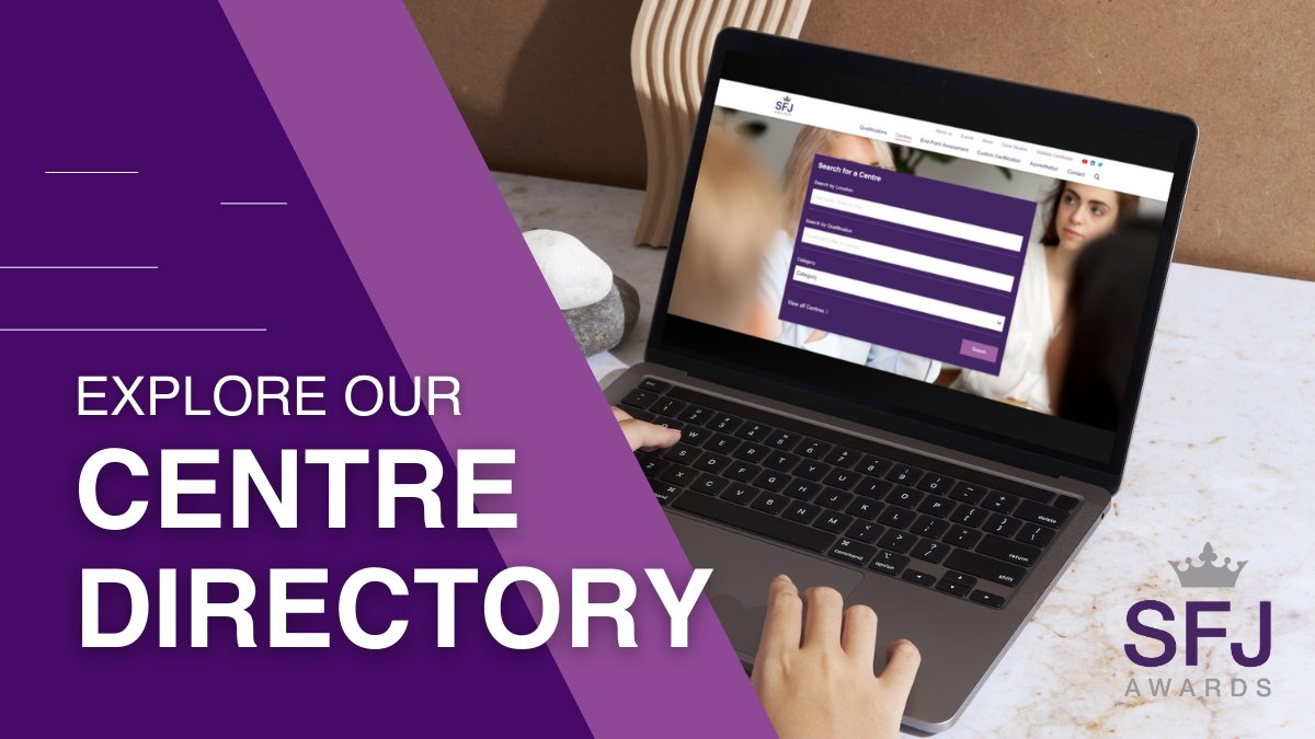 Our centre directory can help you find SFJ Awards approved centres, with the option to filter by location, qualification and category.

Explore the centre directory now 💻👉 ow.ly/BoS450OxAJT

#TrainingProvider #Qualifications #TrainingCentre