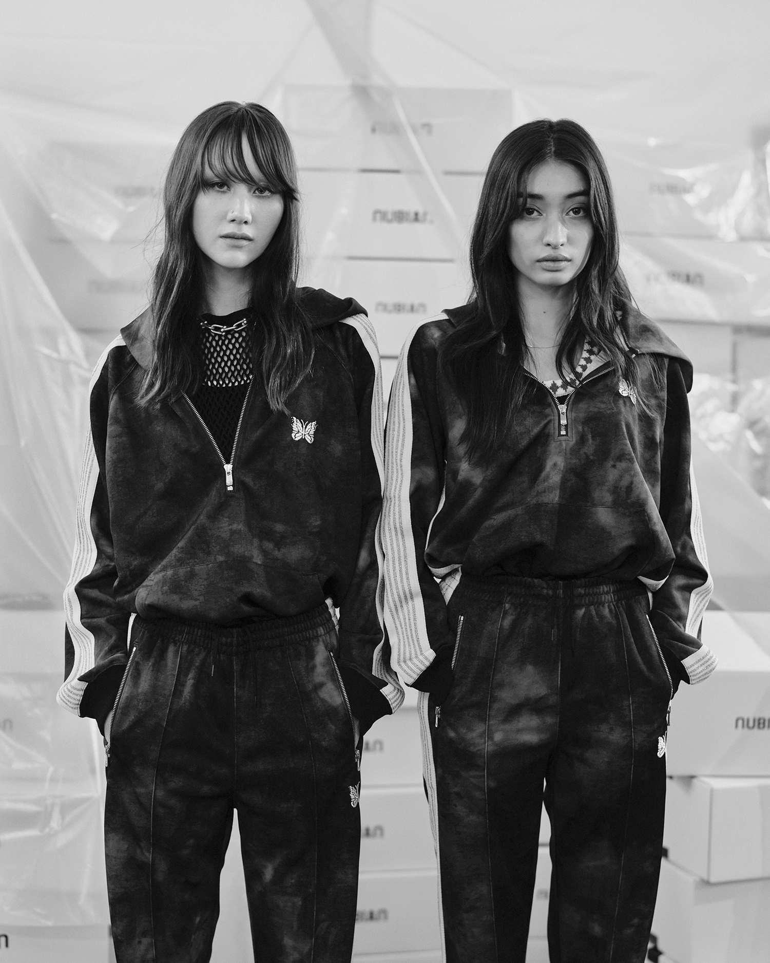 Needles NUBIAN別注 セットアップ スウェット