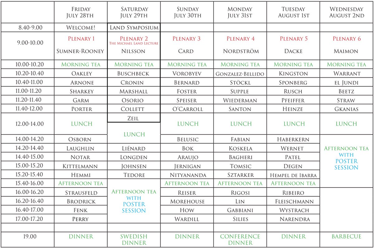 LundVision's tweet photo. The #ICIV2023 oral presentation schedule is set.  Looks like we will be hearing from a lot of great speakers in the barn this year! https://t.co/TTCdjKqAvi