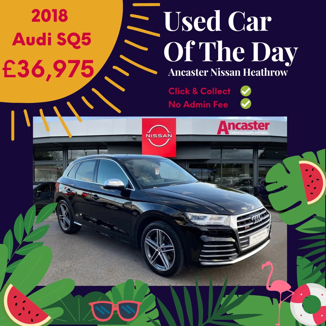 Today's Used Car Of The Day is this 2018 Audi SQ5 🔥

Enquire today to book your test drive!

#usedcar #usedcaroftheday #ancastergroup #heathrowusedcars