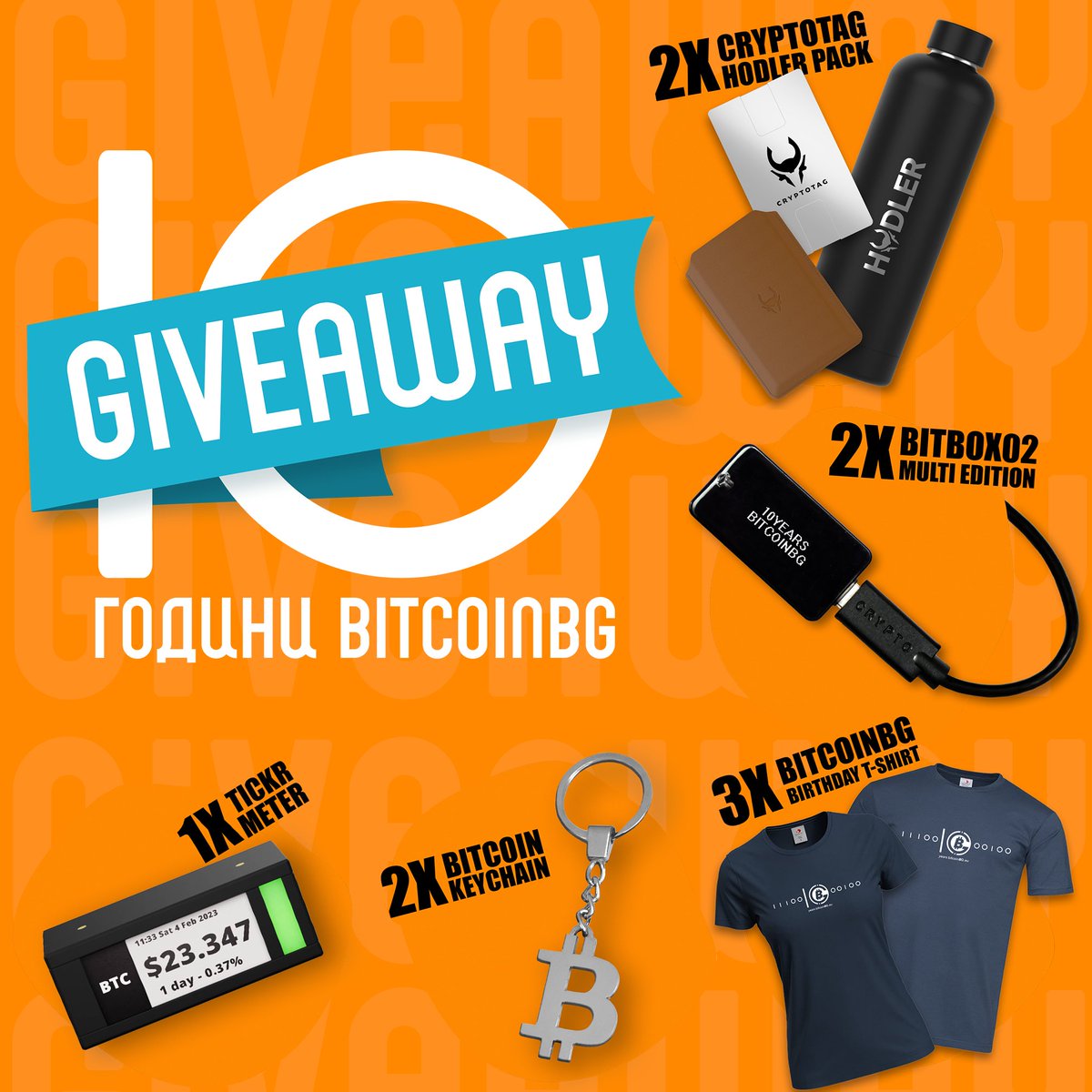 BitcoinBG's tweet photo. Днес изтича 🚨 крайният срок да се включите в нашия #Giveaway 👉 https://t.co/MeRZeo3agG 
За да спечелите някоя от #Crypto наградите е необходимо: 
🔥 Да се регистрирате на https://t.co/MeRZeo3agG!
🔥 Да последвате линка от имейла си!
🔥 Да попълните нашия куиз! https://t.co/M33dbcppV9