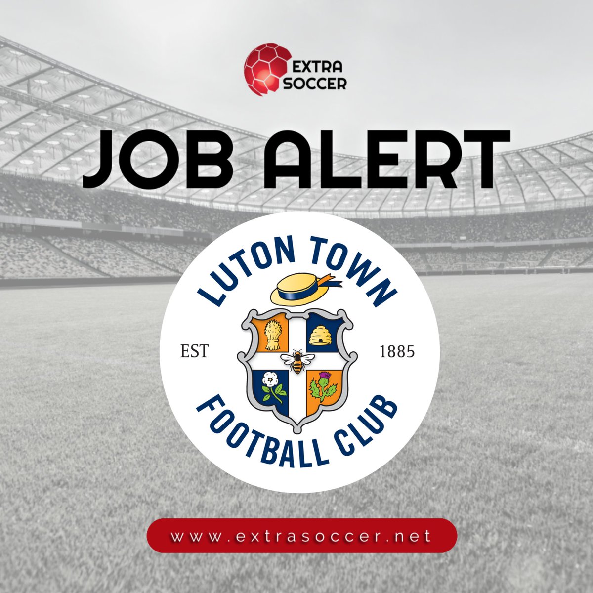 🚨⚽  𝙉𝙀𝙒 𝙅𝙊𝘽 𝘼𝙇𝙀𝙍𝙏! 📣 

Luton Town Football Club 🏴󠁧󠁢󠁥󠁮󠁧󠁿
Casual Academy Coach

Link 👉 extrasoccer.net/soccer-jobs

🌐 extrasoccer.net/membership

#football #soccer #recruiting #jobs #footballjobs #soccerjobs #vacancies #footballcoach #lutontown #luton