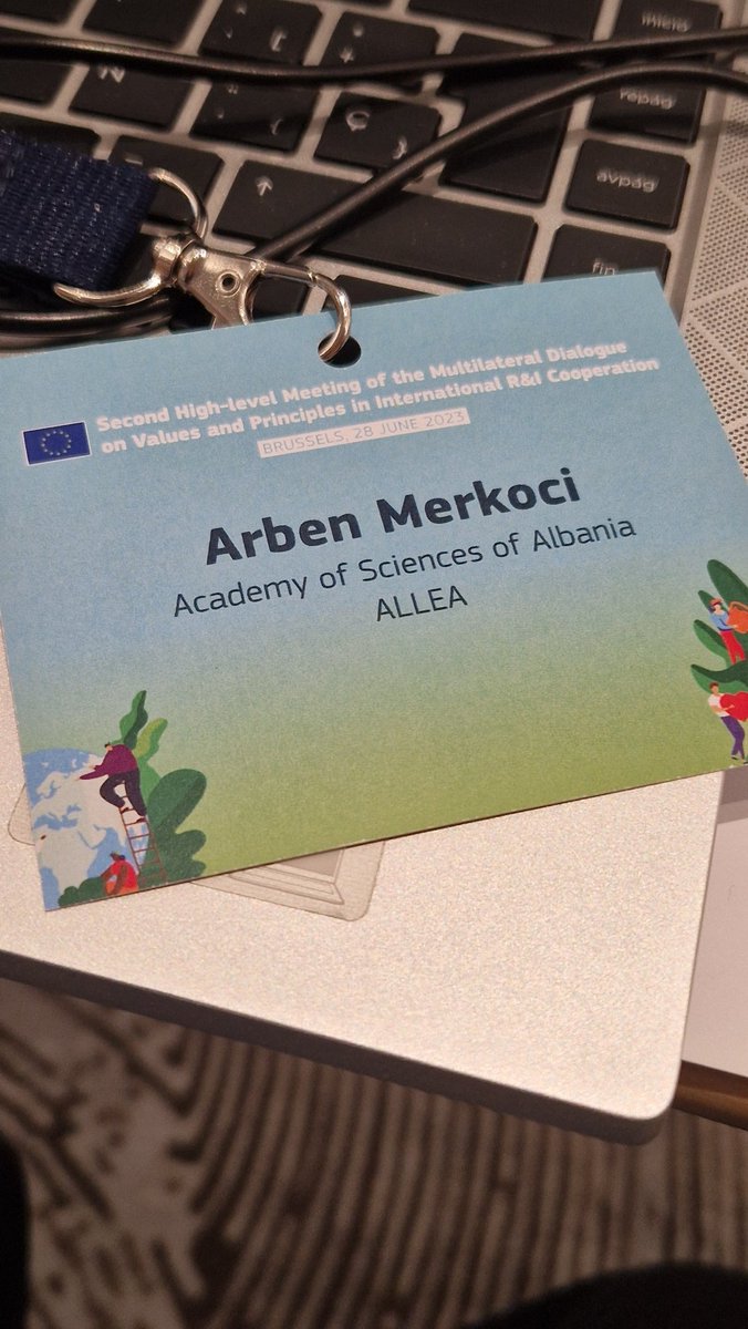 ArbenMerkoci's tweet photo. Multilateral Dialogue on Principle and Values in International R&I Cooperation.
Second High-Level Meeting in #Brussels ready to start.
#MultilateralDialogue #EUGlobalApproach #ALLEA https://t.co/Xj6zefhQqs