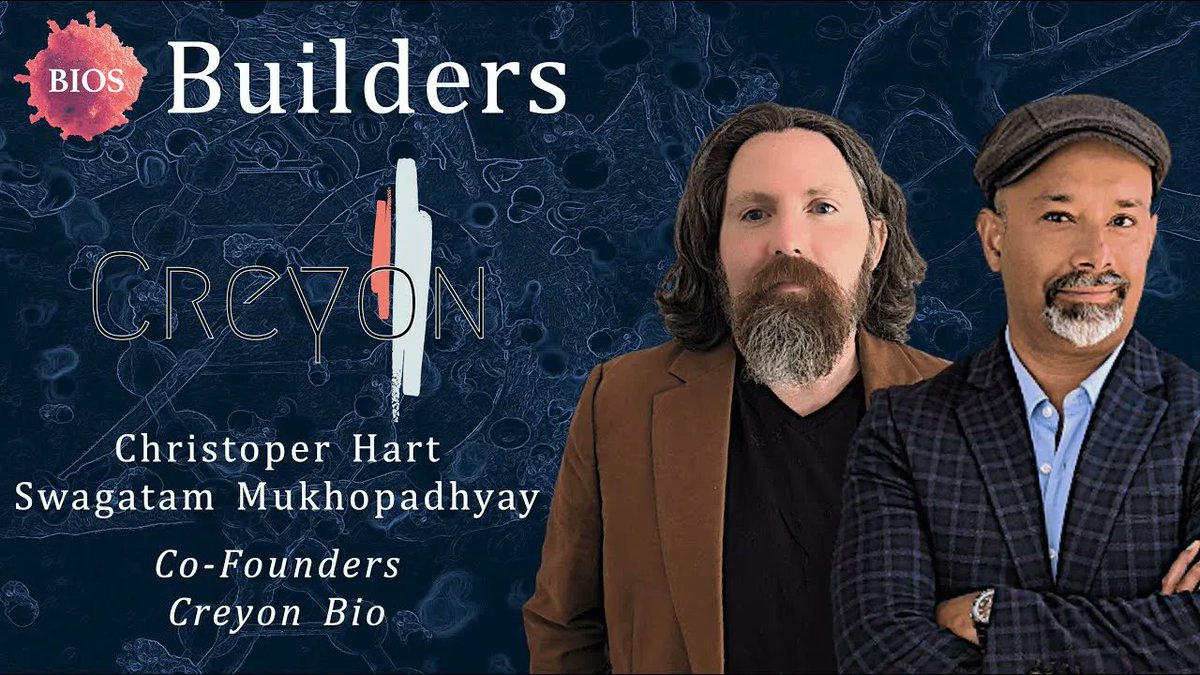 bios_community's tweet photo. Tune into our new BIOS Builders episode as we dive deep into the world of engineering gene-centric medicines🎙️ 

Our guests: @chrihart and Swag, co-founders of @creyonbio 🧵 

See our episode below...

https://t.co/Ogl61FOPdx https://t.co/Qv495ynSKd