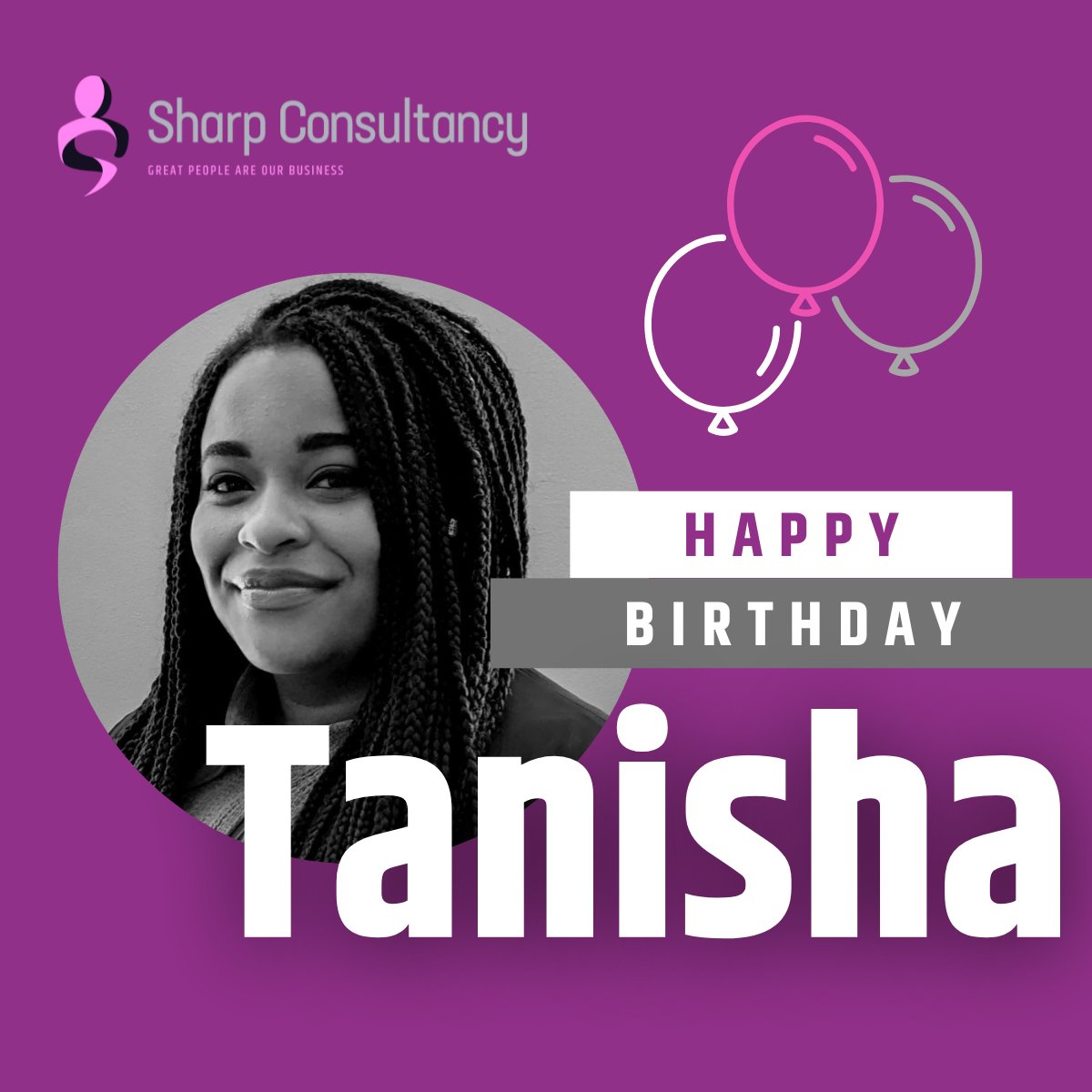 sharp_consult's tweet photo. Happy Birthday to our Sales Support Admin, Tanisha! 🎂

Tanisha is away in Mexico celebrating and enjoying a well-deserved holiday. We hope you're having a fantastic time! 

#recruitmentagency #happybirthday https://t.co/5qeNVlTnsK