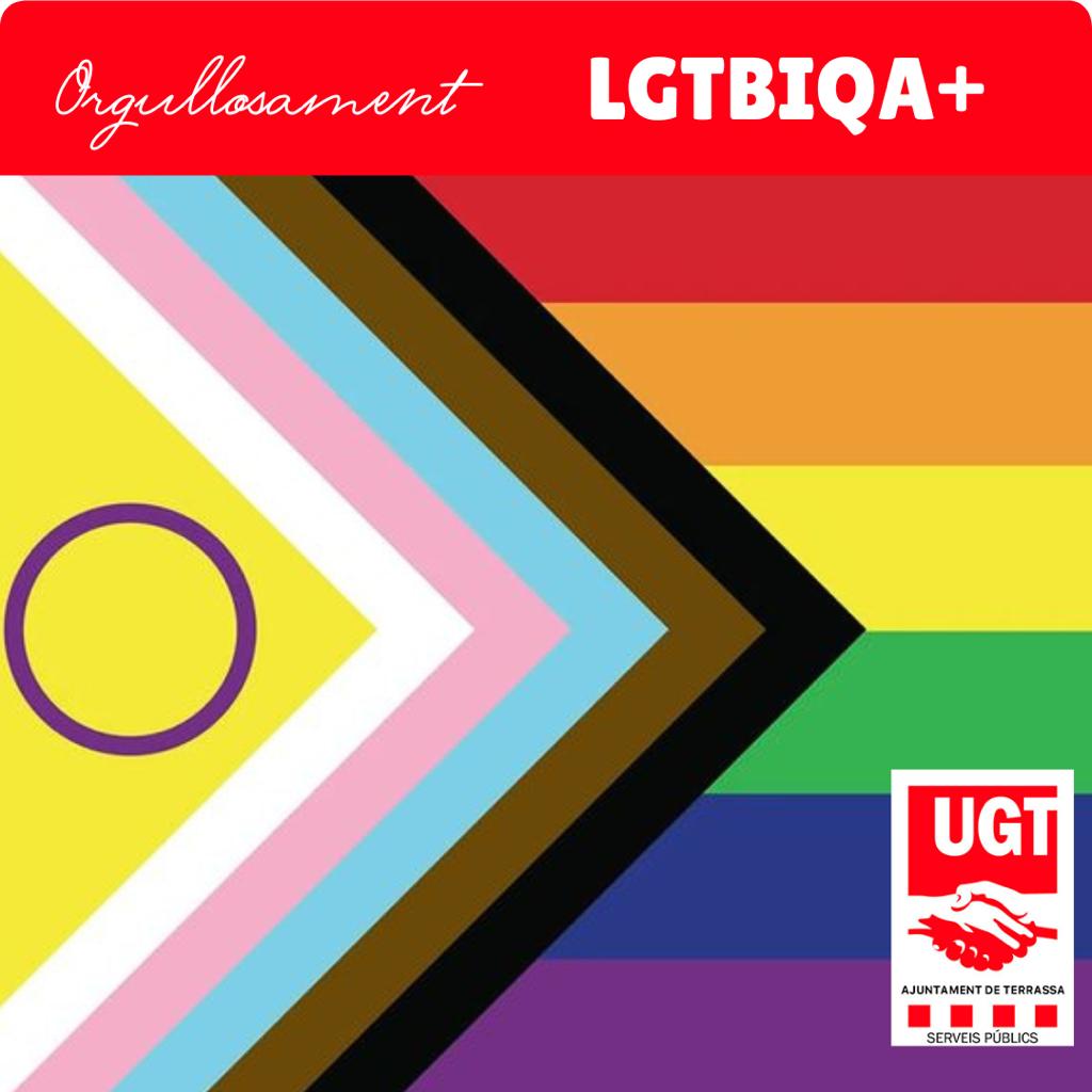 #28J Dia Internacional #orgullLGTBIQ+.

Defensant els drets de les persones treballadores amb orgull des de 1888.

<a href="/ugtcatalunya/">UGT de Catalunya</a>
<a href="/XASIUGT/">XASI UGT</a>
<a href="/UGT_SP_CAT/">UGT - Serveis Públics de Catalunya</a>
<a href="/FeSPUGTVOCC/">SP-UGTVOCC</a>