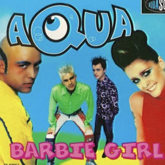 TobyonTV's tweet image. In 1997 Aqua released two singles, Barbie Girl &amp;amp; Doctor Jones, which are both massive film releases this summer #Popstradamus