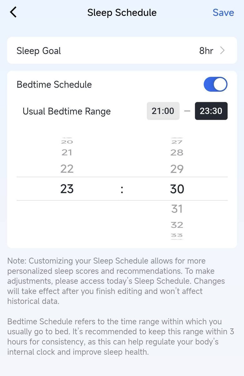 🌙 Exciting news! In the upcoming app update, we're introducing a sleep schedule feature in the sleep stage section. Set your bedtime, establish a routine, and enjoy a restful sleep. Share your thoughts on this new feature! 😴💤 #RingConn #SleepSchedule #HealthySleep