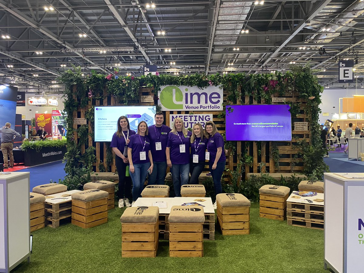 We are here 👋! #themeetingsshow come and see us on stand D65.
<a href="/AHintOfLimeVP/">Lime Venue Portfolio</a> . 
@Levy_UK