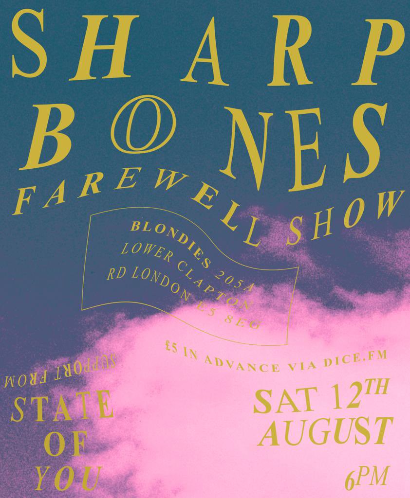 BLONDIES!!! With our pals Sharp Bones! It’s a farewell show, and a fucking party! Grab tickets NOW!! AUGUST 12th!!

dice.fm/event/gmal6-sh…
