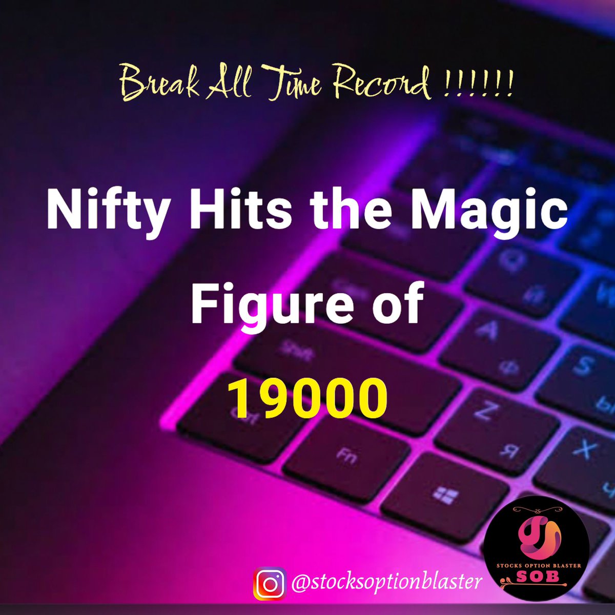 🔥🔥🔥🔥🔥

#nifty #nifty19000 #ATH #bigbull #india #market #record #unstoppablenifty