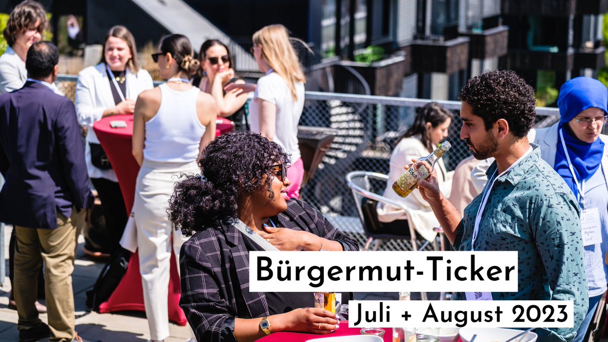 Von Sommerloch keine Spur. 2 Barcamps in Cottbus + Köln, 1 Meet-up, 1 Mut-Reise in Planung + hilfreiche Beiträge bei D3. Alle News aus unseren Programmen <a href="/openTransfer/">openTransfer</a>, <a href="/so_geht_digital/">so-geht-digital</a> und was unser Team bewegt, verrät der neue Bürgermut-Ticker.
🧑‍💻 buergermut.de/buergermut-tic…