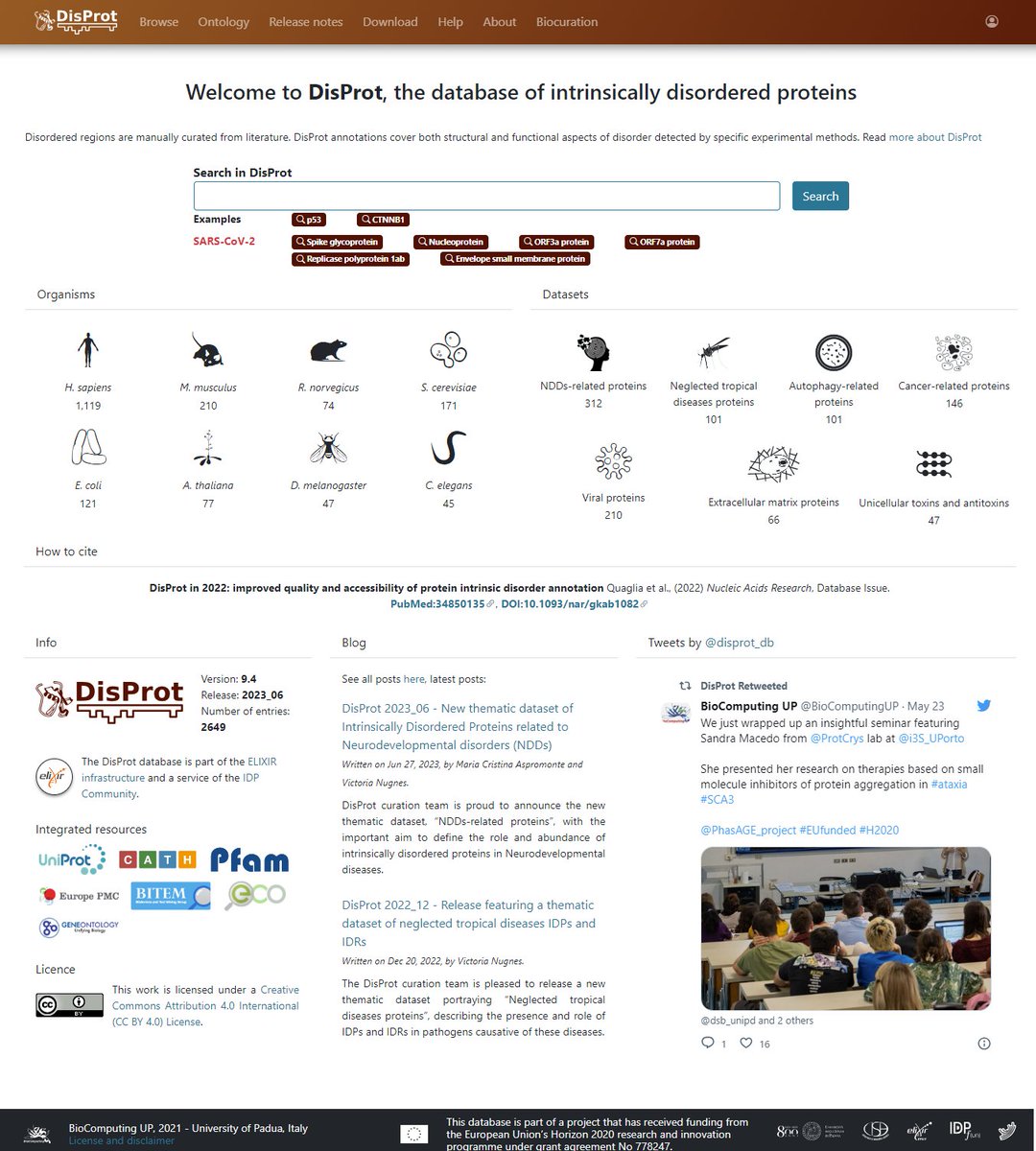 DisProt rilease 2023_06 is now available, enriched with a new thematic dataset: 
➡️Neurodevelopmental disorders (NDDs) related proteins: >300 entries
Read the dataset description on the blog post at: biocomputingup.github.io/2023/06/27/rel…