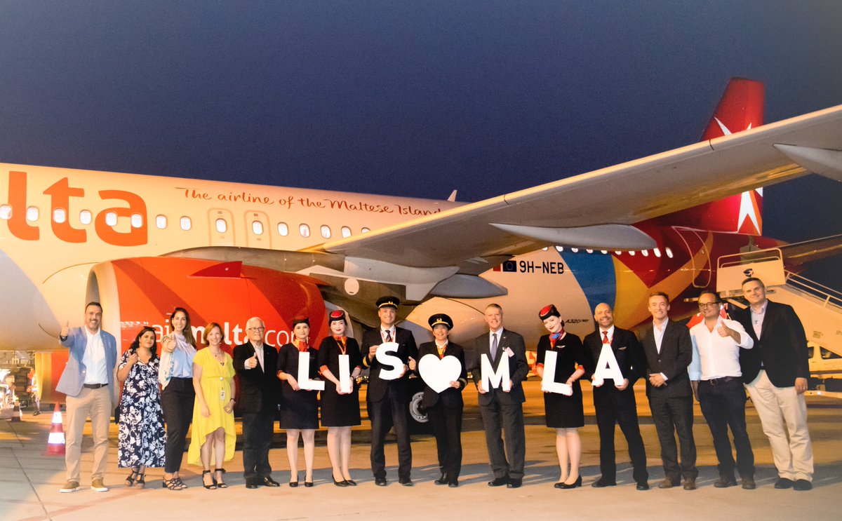 Air Malta (@airmalta) on Twitter photo Air Malta has resumed its seasonal flights to Lisbon.
The arrival of our first flight for the season was marked with an event at Lisbon airport, attended by Air Malta representatives, <a href="/VisitMalta/">VisitMalta</a>, and @Aeroport
#airline #destination #lisboa
airmalta.com Air Malta has resumed its seasonal flights to Lisbon.
The arrival of our first flight for the season was marked with an event at Lisbon airport, attended by Air Malta representatives, <a href="/VisitMalta/">VisitMalta</a>, and @Aeroport
#airline #destination #lisboa
airmalta.com
