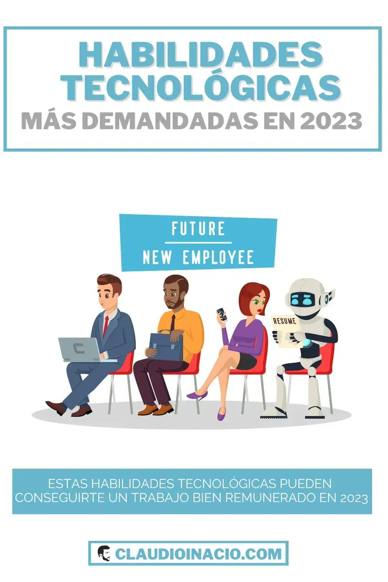 cinacio06's tweet photo. 🎯  8 Habilidades tecnológicas (a aprender en el futuro) para conseguir un trabajo altamente remunerado 👉 https://t.co/BcIP2fq0Ac 

#trabajo #empleo #formacion https://t.co/ouGXUqE0pW