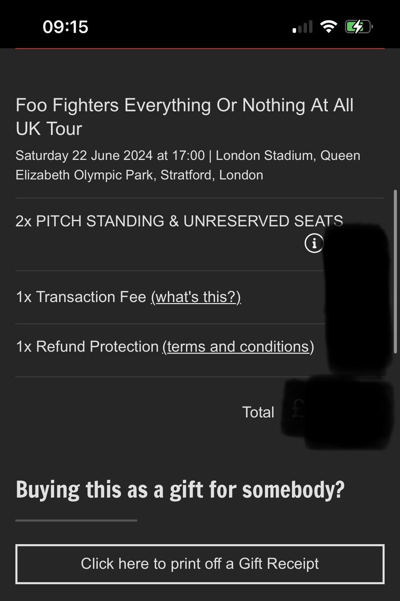 Secured!! Been a long time coming! Will see the incredible <a href="/foofighters/">Foo Fighters</a> next year #EverythingOrNothingAtAll